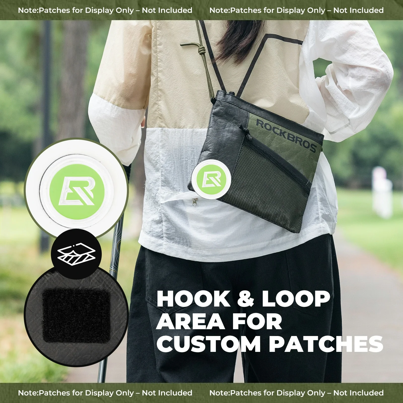 ROCKBROS Bike Handlebar Bag with Shoulder Strap - DB002 - Image 4