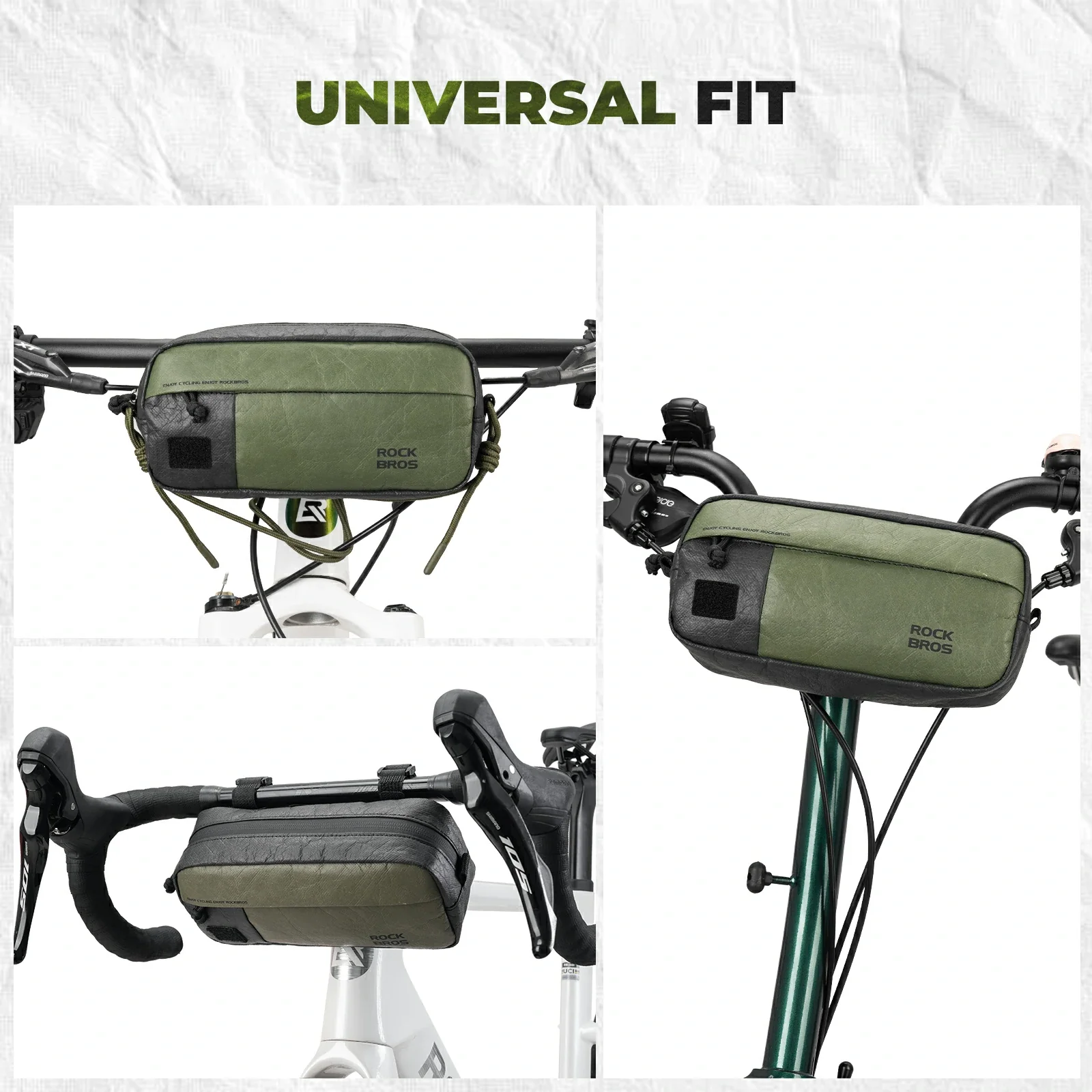 ROCKBROS Bike Handlebar Bag with Shoulder Strap - DB001 - Image 9