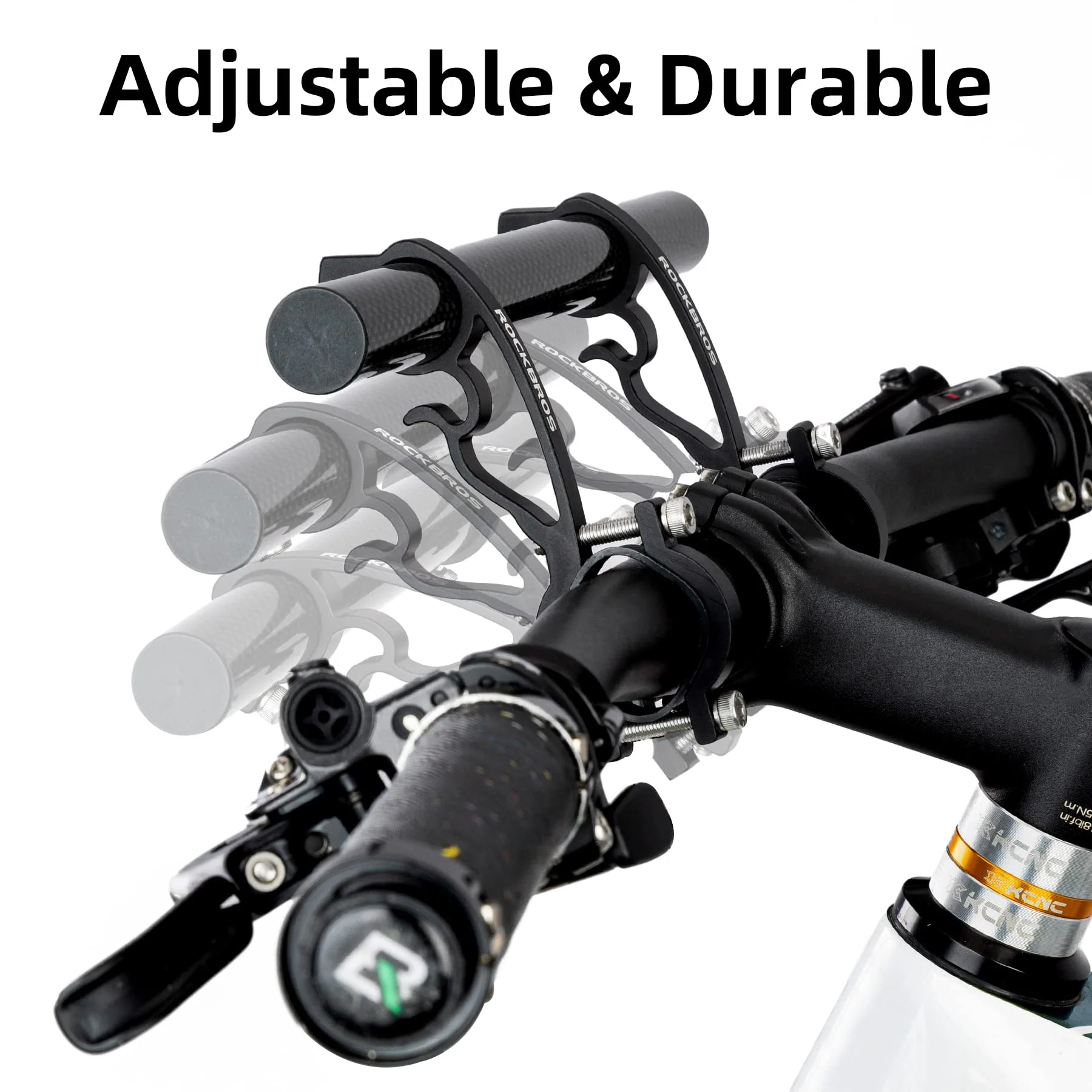 ROCKBROS Bike Handlebar Extender Lightweight Bike Double Bar Clamp - Image 3