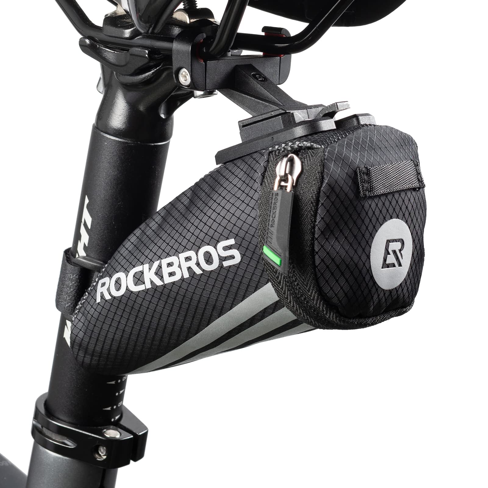 ROCKBROS Bike Mini Saddle Bag Quick Release Under Seat Pouch - Image 7