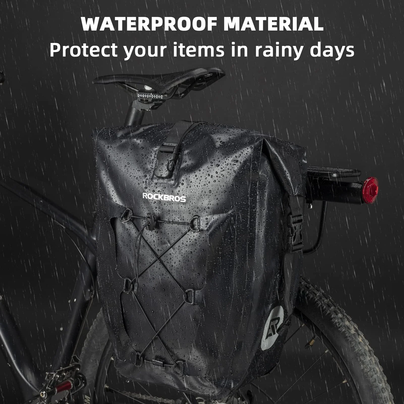 ROCKBROS Bike Pannier Bag 25L-32L 100% Waterproof - Image 24