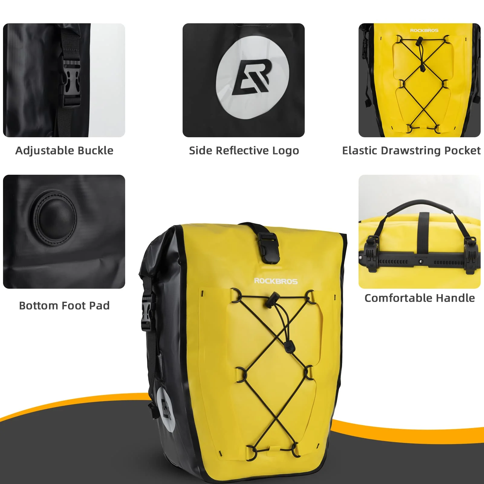 ROCKBROS Bike Pannier Bag 25L-32L 100% Waterproof - Image 42