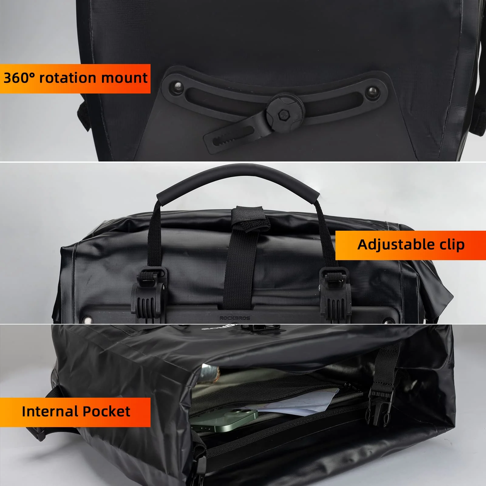 ROCKBROS Bike Pannier Bag 25L-32L 100% Waterproof - Image 51