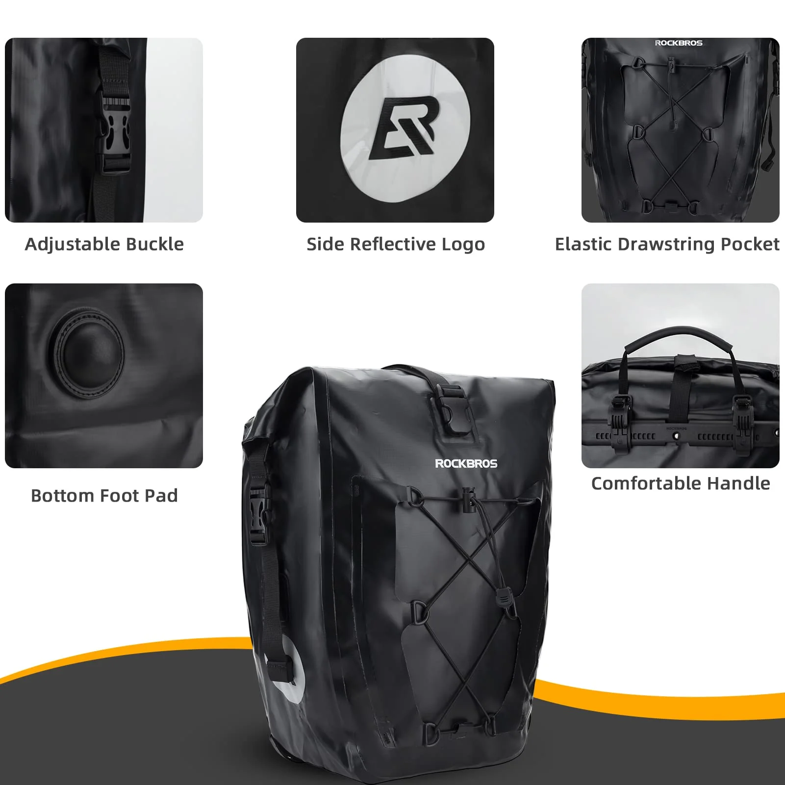 ROCKBROS Bike Pannier Bag 25L-32L 100% Waterproof - Image 64