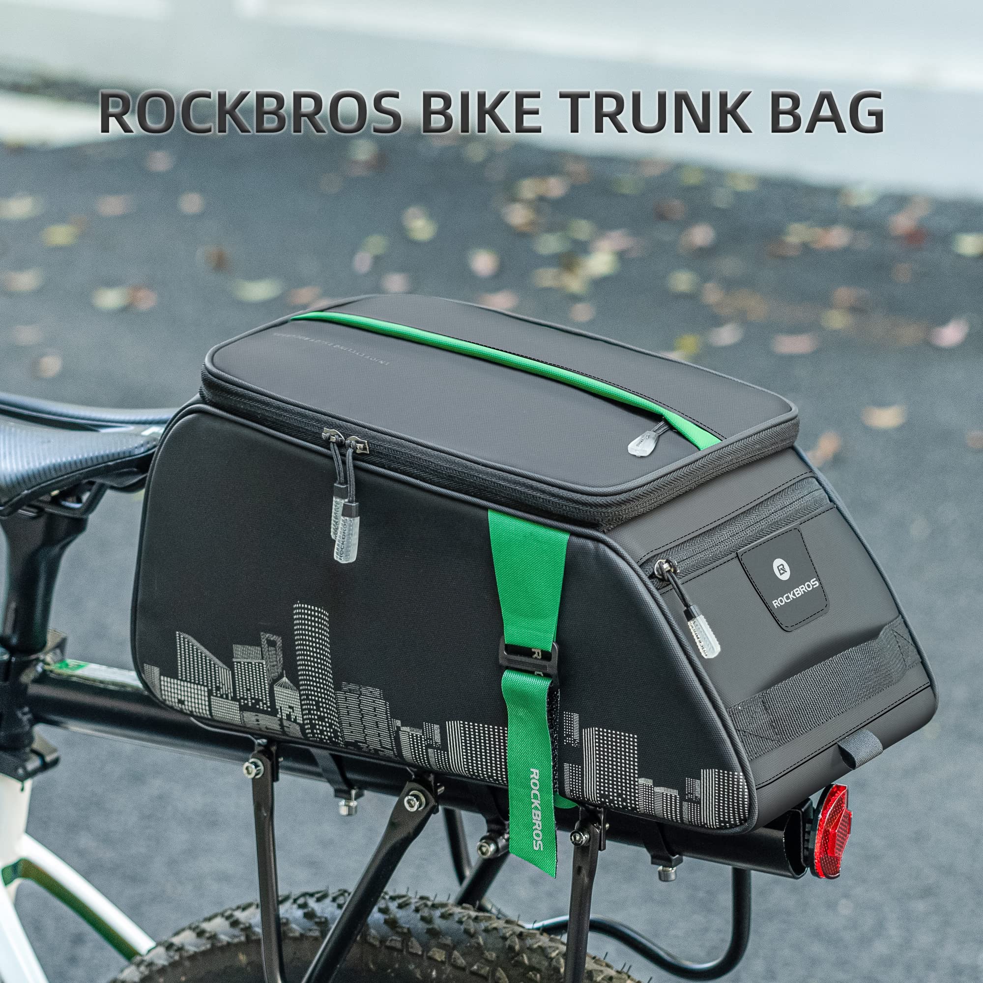 ROCKBROS Bike Pannier Bag Waterproof Rear Rack Transport Bag 9L - Image 7