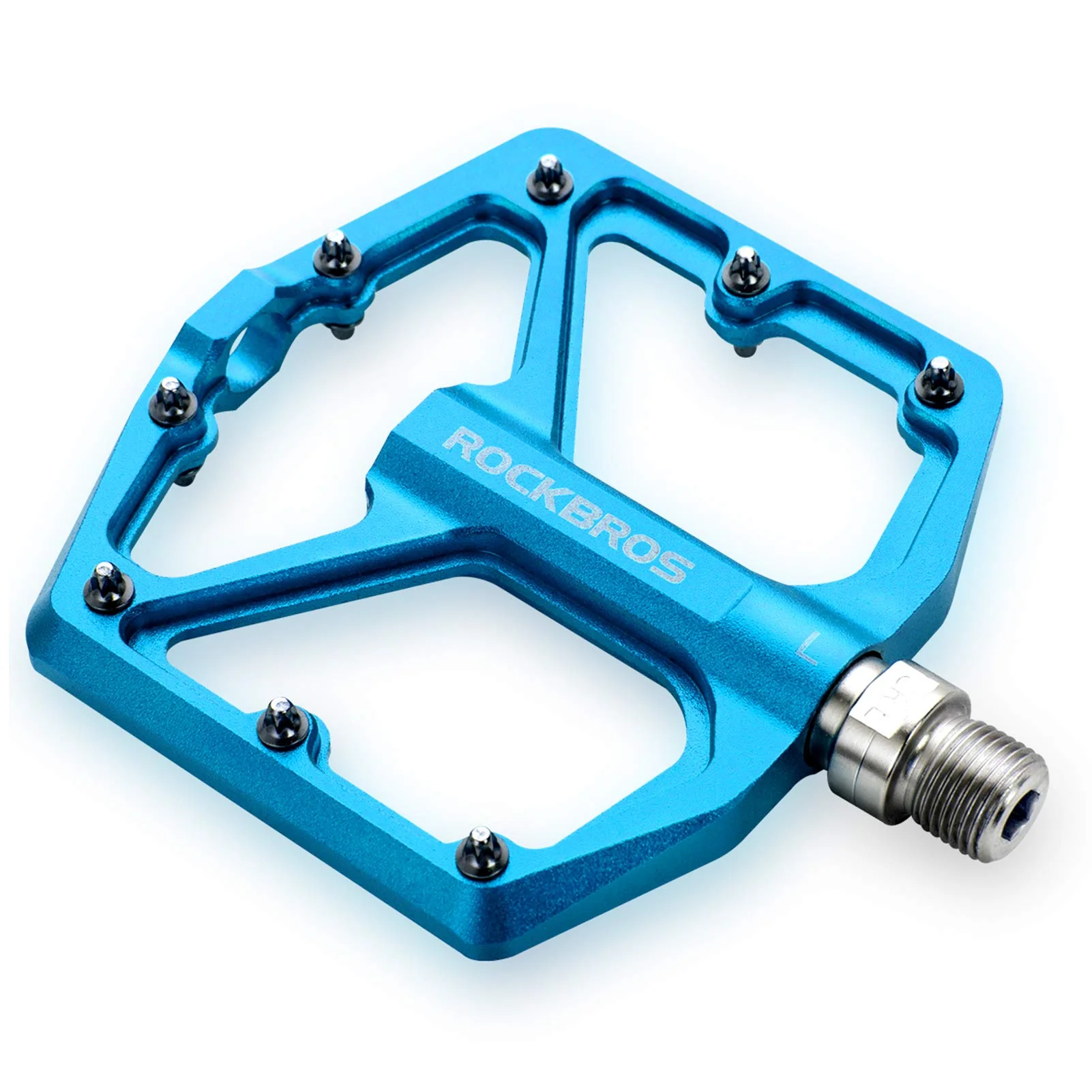 ROCKBROS Bike Pedals Ultra Lightweight Flat  Pedals 9/16 Inch (Pair) - Image 17