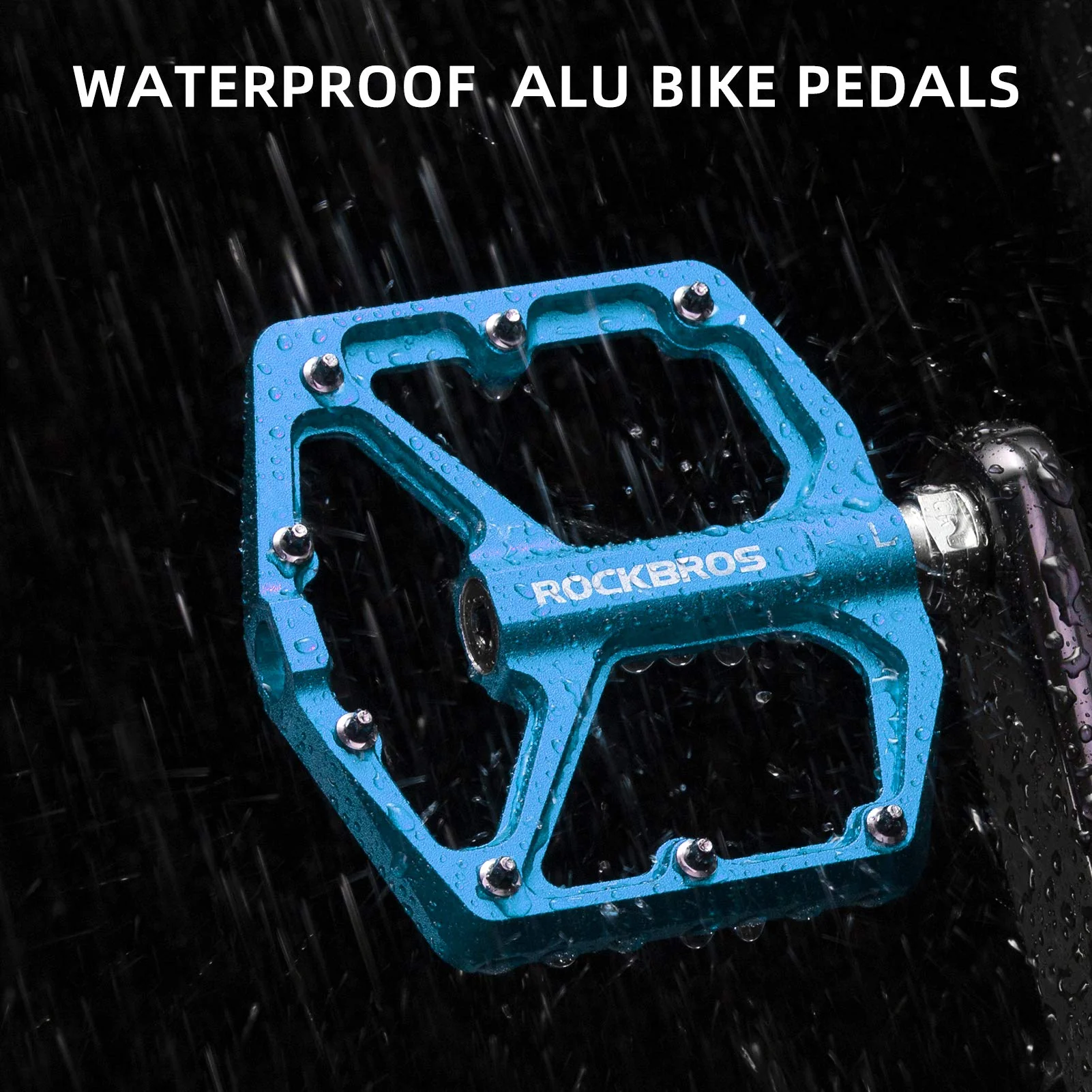 ROCKBROS Bike Pedals Ultra Lightweight Flat  Pedals 9/16 Inch (Pair) - Image 19