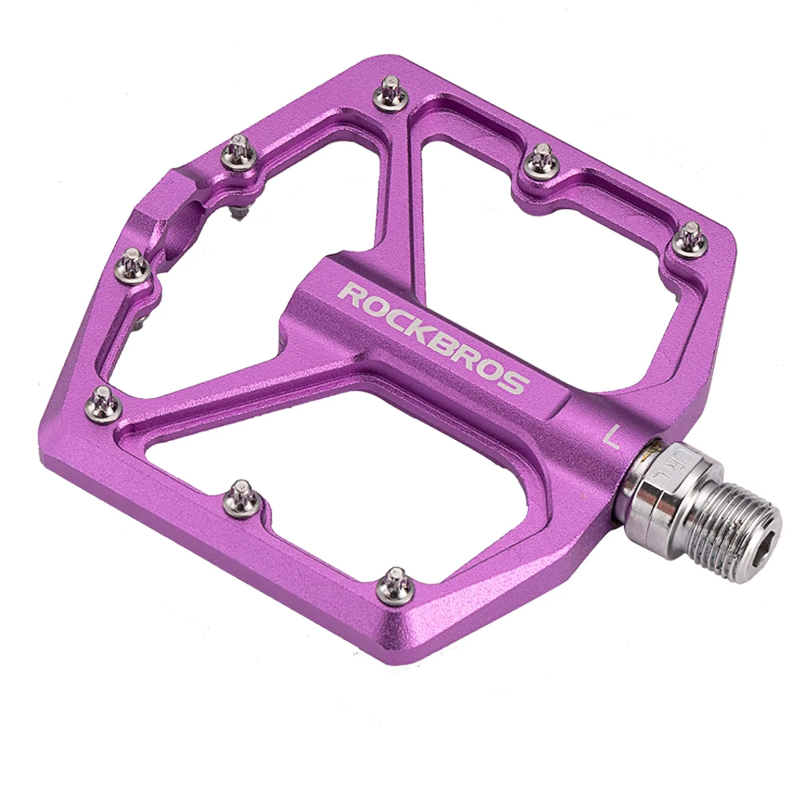 ROCKBROS Bike Pedals Ultra Lightweight Flat  Pedals 9/16 Inch (Pair) - Image 25