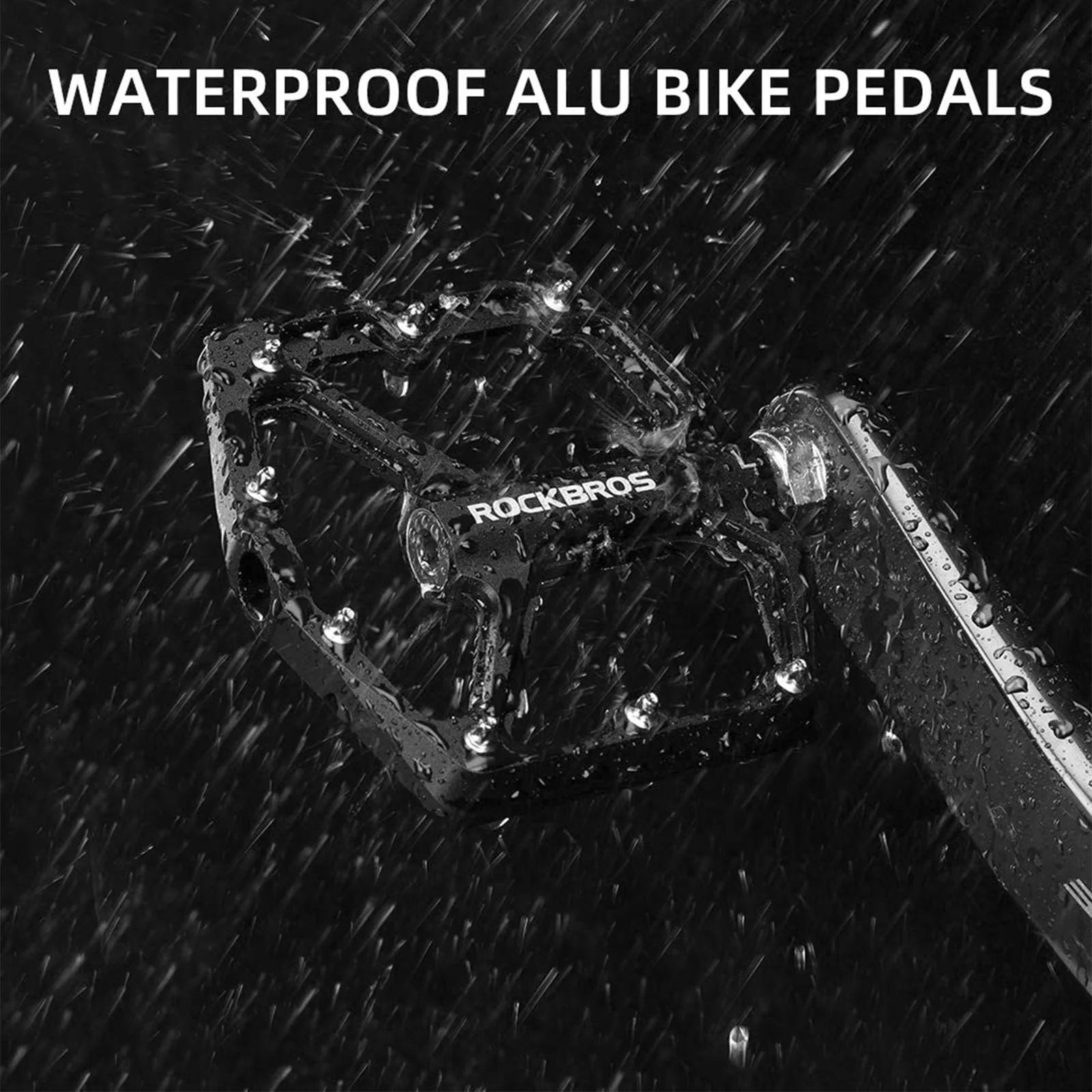 ROCKBROS Bike Pedals Ultra Lightweight Flat  Pedals 9/16 Inch (Pair) - Image 3