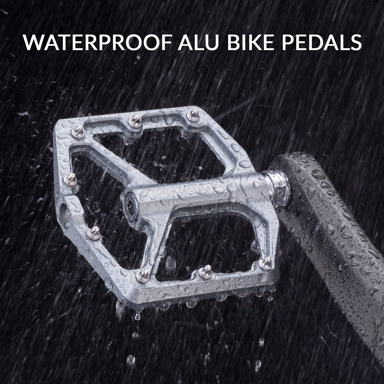 ROCKBROS Bike Pedals Ultra Lightweight Flat  Pedals 9/16 Inch (Pair) - Image 35
