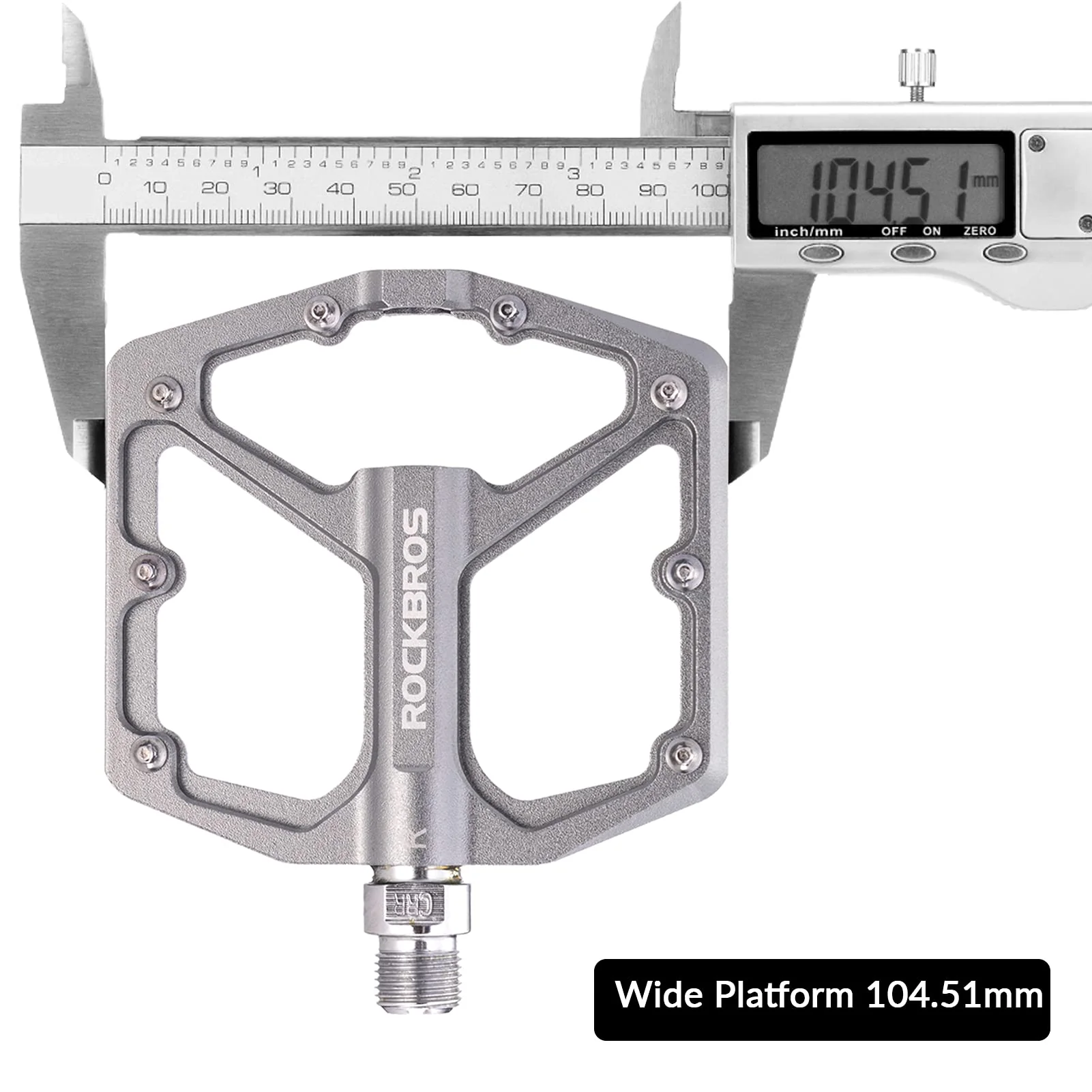 ROCKBROS Bike Pedals Ultra Lightweight Flat  Pedals 9/16 Inch (Pair) - Image 39