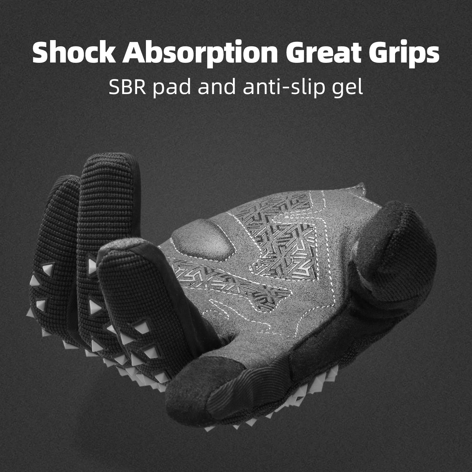 ROCKBROS Breathable Lightweight Anti Slip Cycling Gloves - Image 4