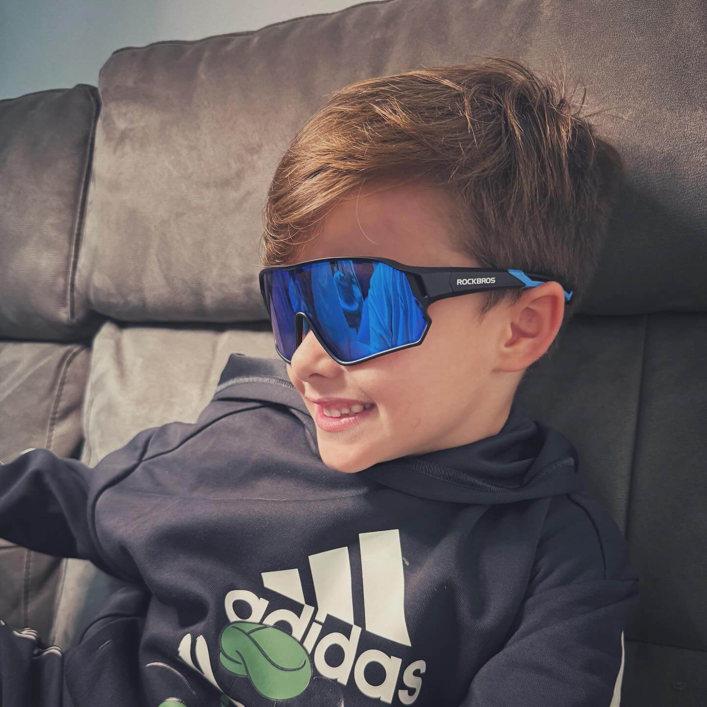 ROCKBROS Kids Cycling Glasses UV400 Protection Sunglasses for Boys Girls - Image 39