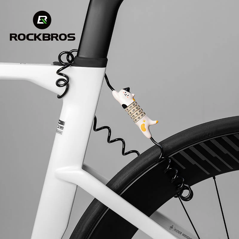 ROCKBROS Cute Cat Bike Helmet Lock - Image 7