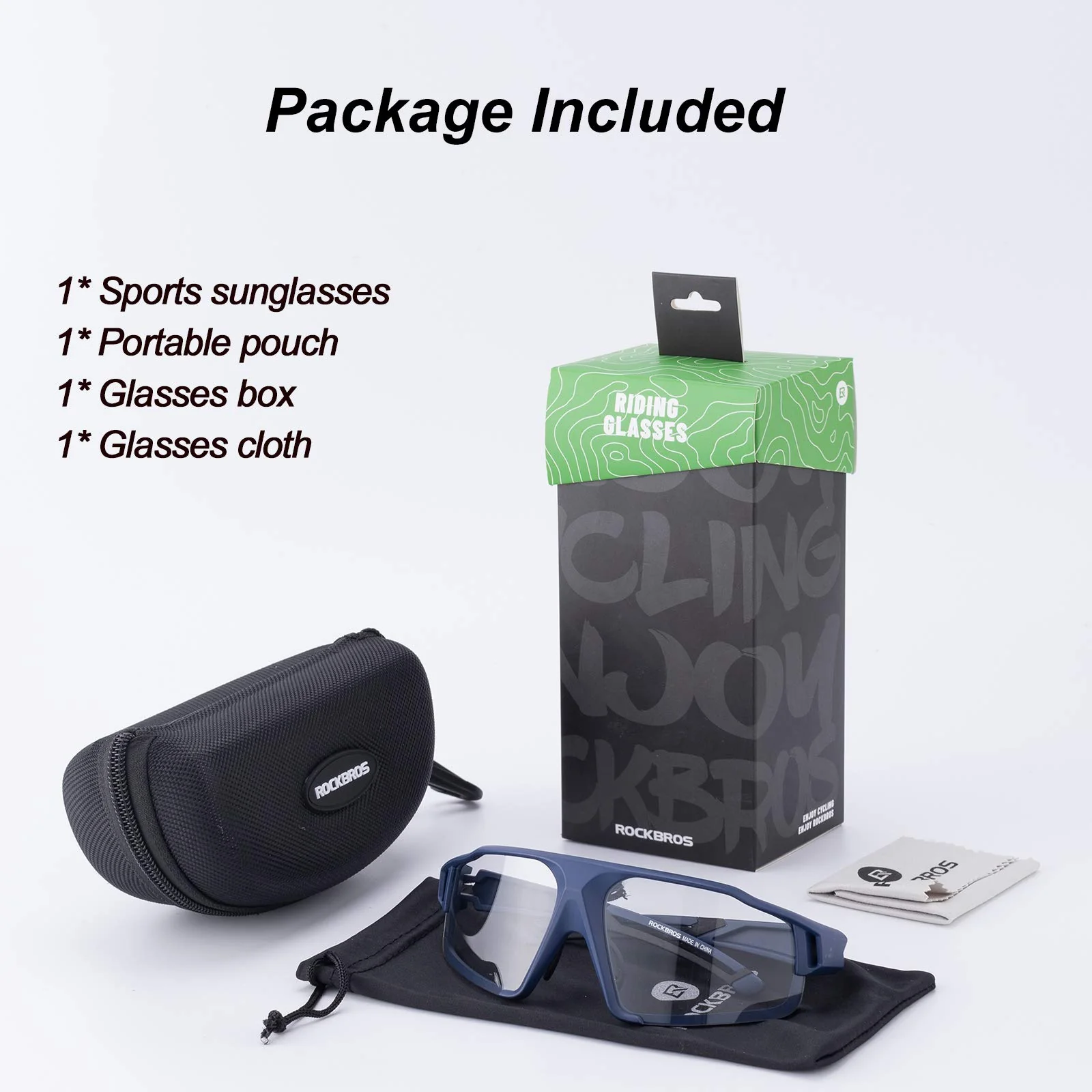 ROCKBROS Photochromic Cycling Glasses UV 400 Protection Sports Sunglasses - Image 12