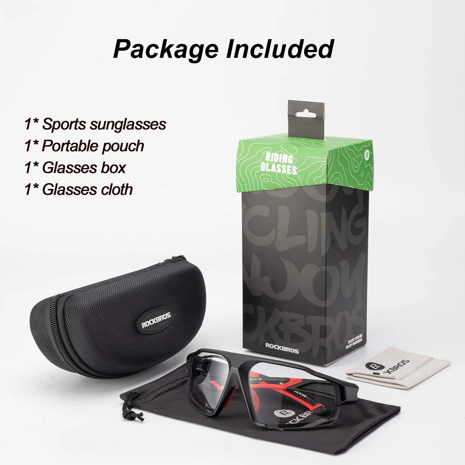 ROCKBROS Photochromic Cycling Glasses UV 400 Protection Sports Sunglasses - Image 6
