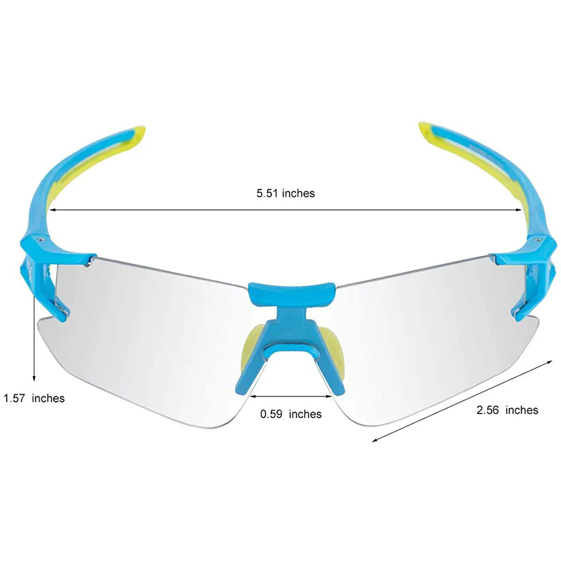 ROCKBROS Cycling Photochromic Sunglasses Rimless Transparent Goggles - Image 18