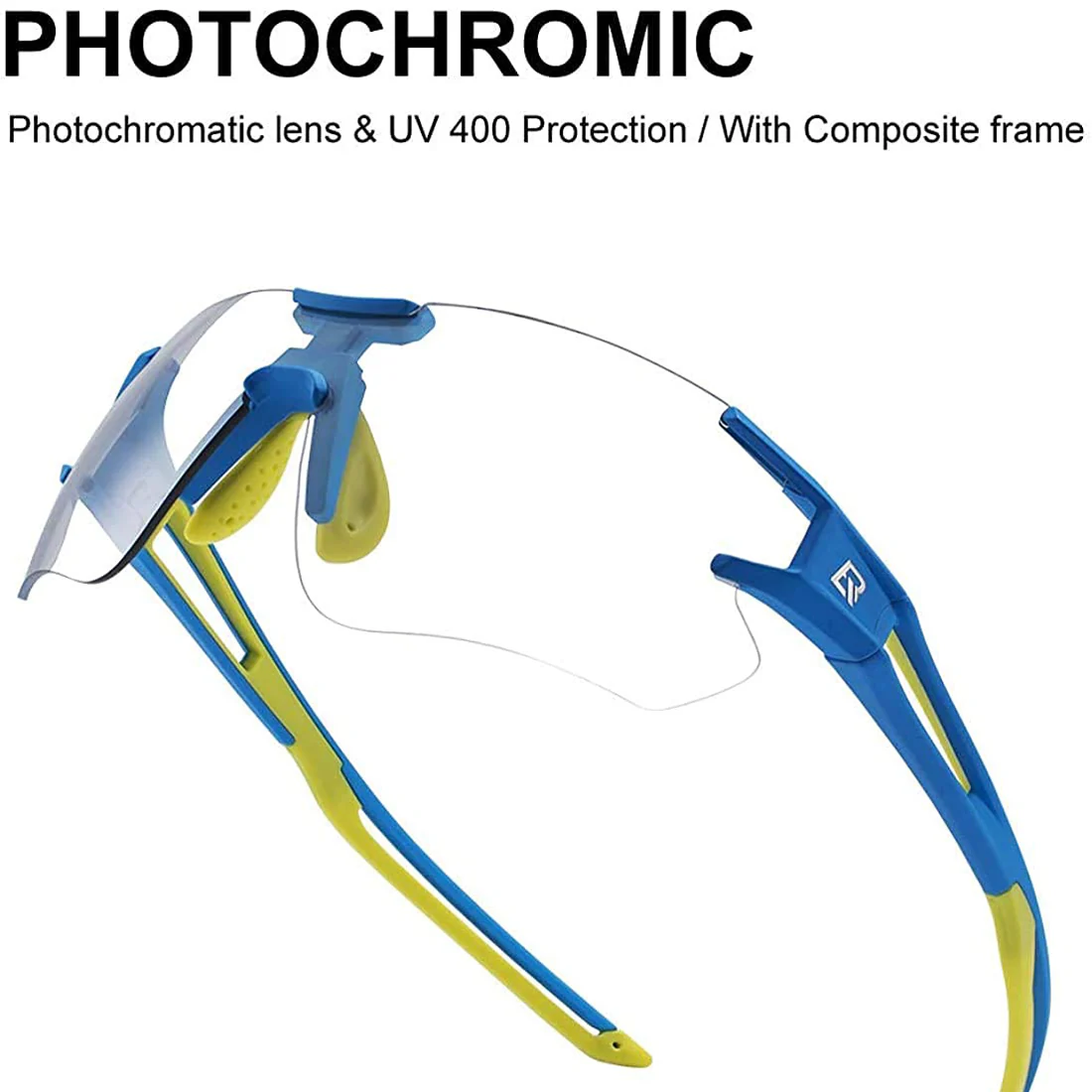 ROCKBROS Cycling Photochromic Sunglasses Rimless Transparent Goggles - Image 21