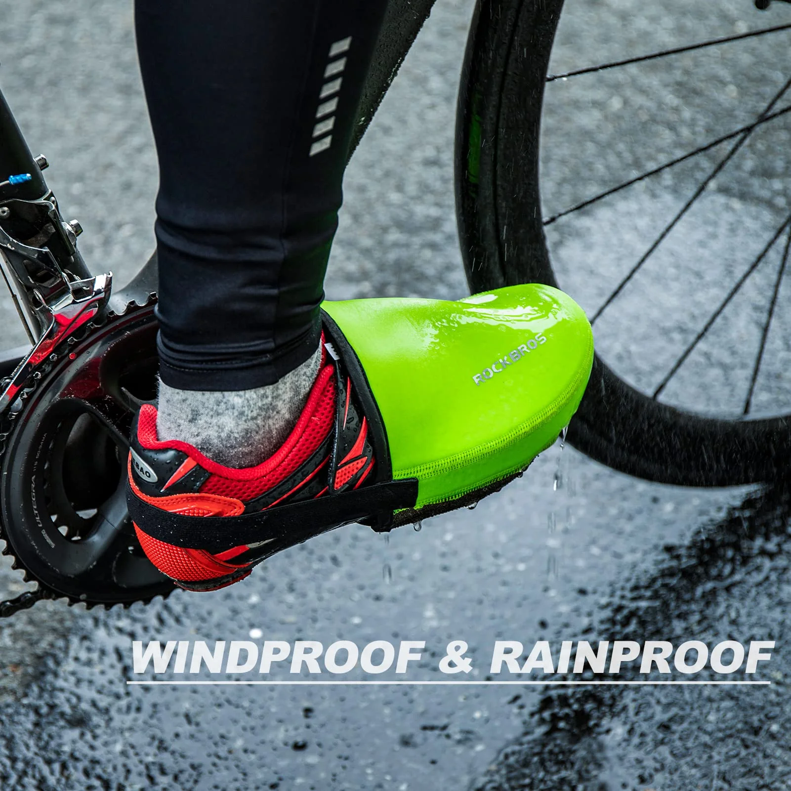 ROCKBROS Cycling Shoe Toe Covers Bike Overshoes Thermal Unisex - Image 5