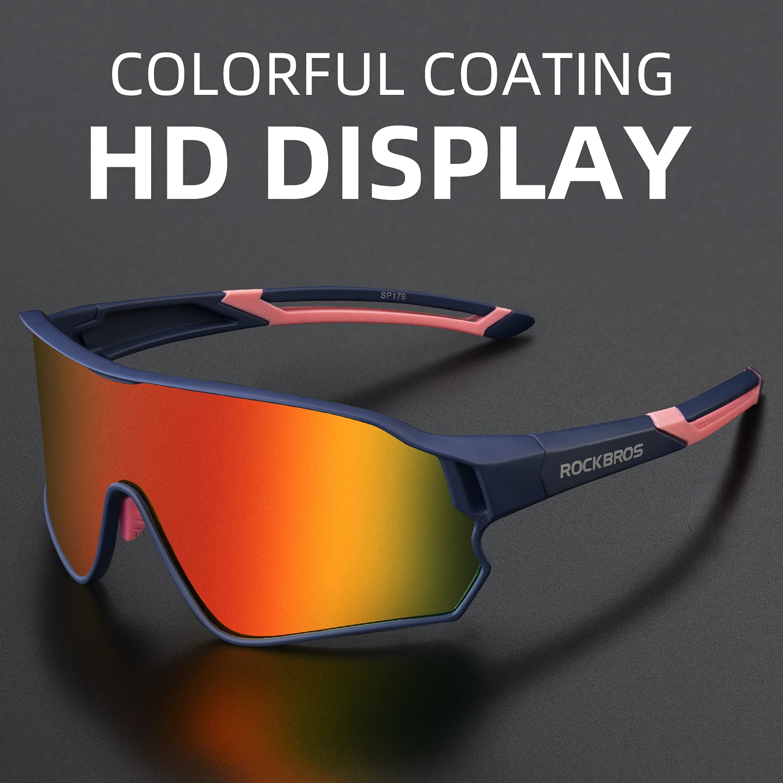 ROCKBROS Cycling Sunglasses Polarized UV Protection Full Frame Goggles - Image 7