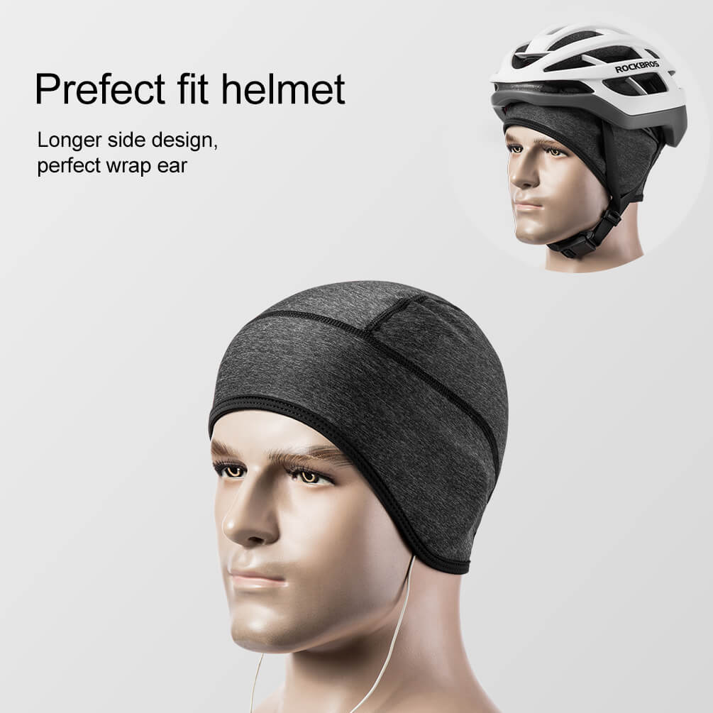 ROCKBROS Cycling Windproof Skull Cap with Ear Covers & Helmet Liner - Image 5