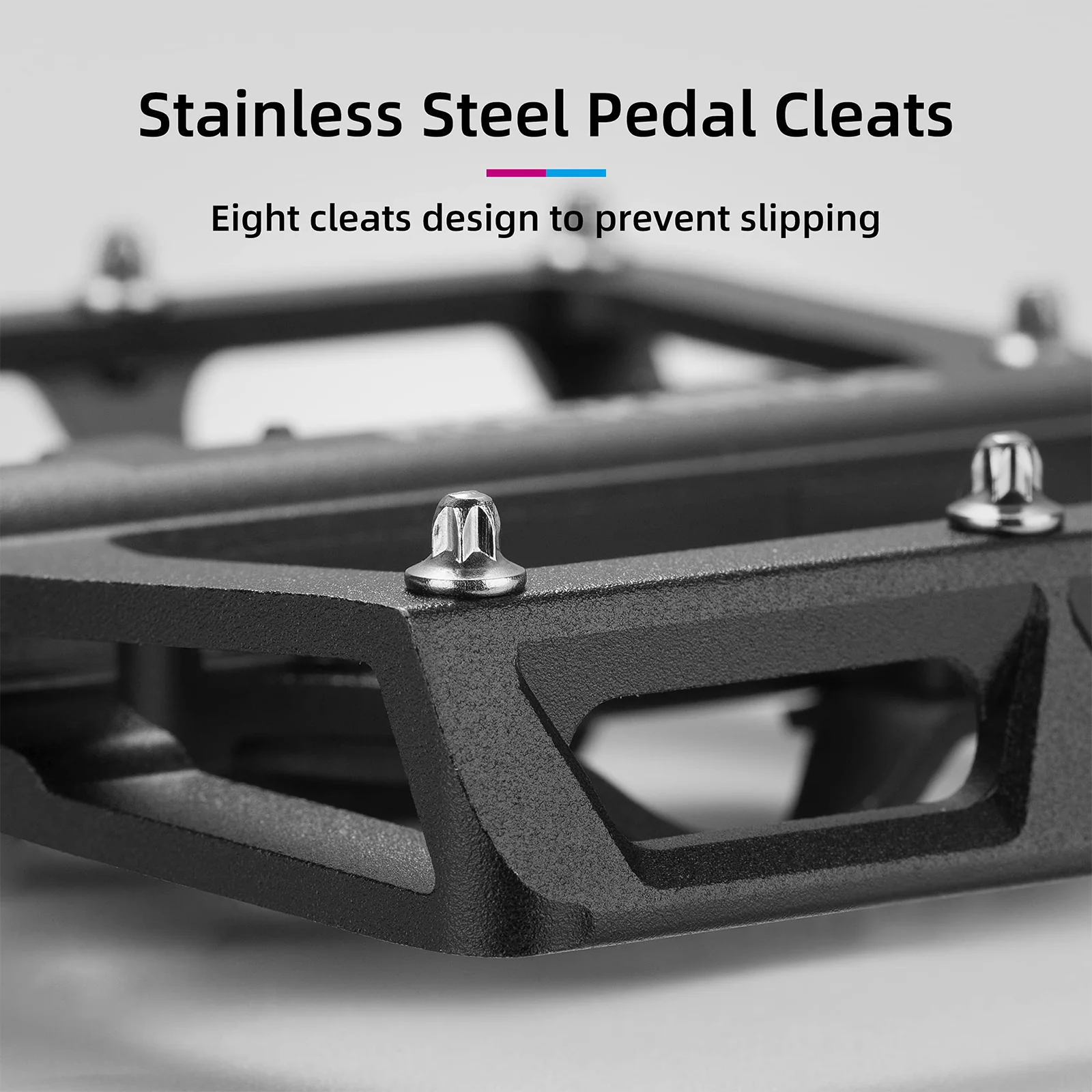 ROCKBROS Dual Functionality Bike Pedals Clipless Flat Bike Pedals (Pair) - Image 5