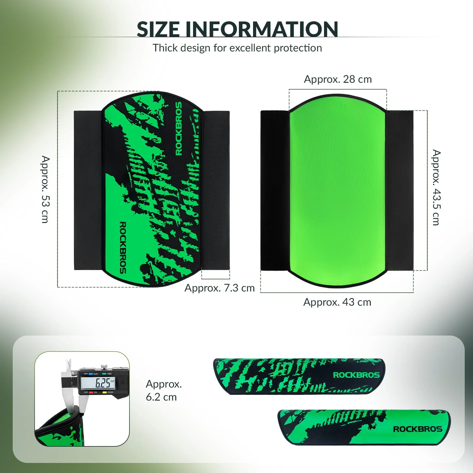 ROCKBROS Ebike Battery Protective Cover for Integrated Frame Battery 28-38 cm - Image 6