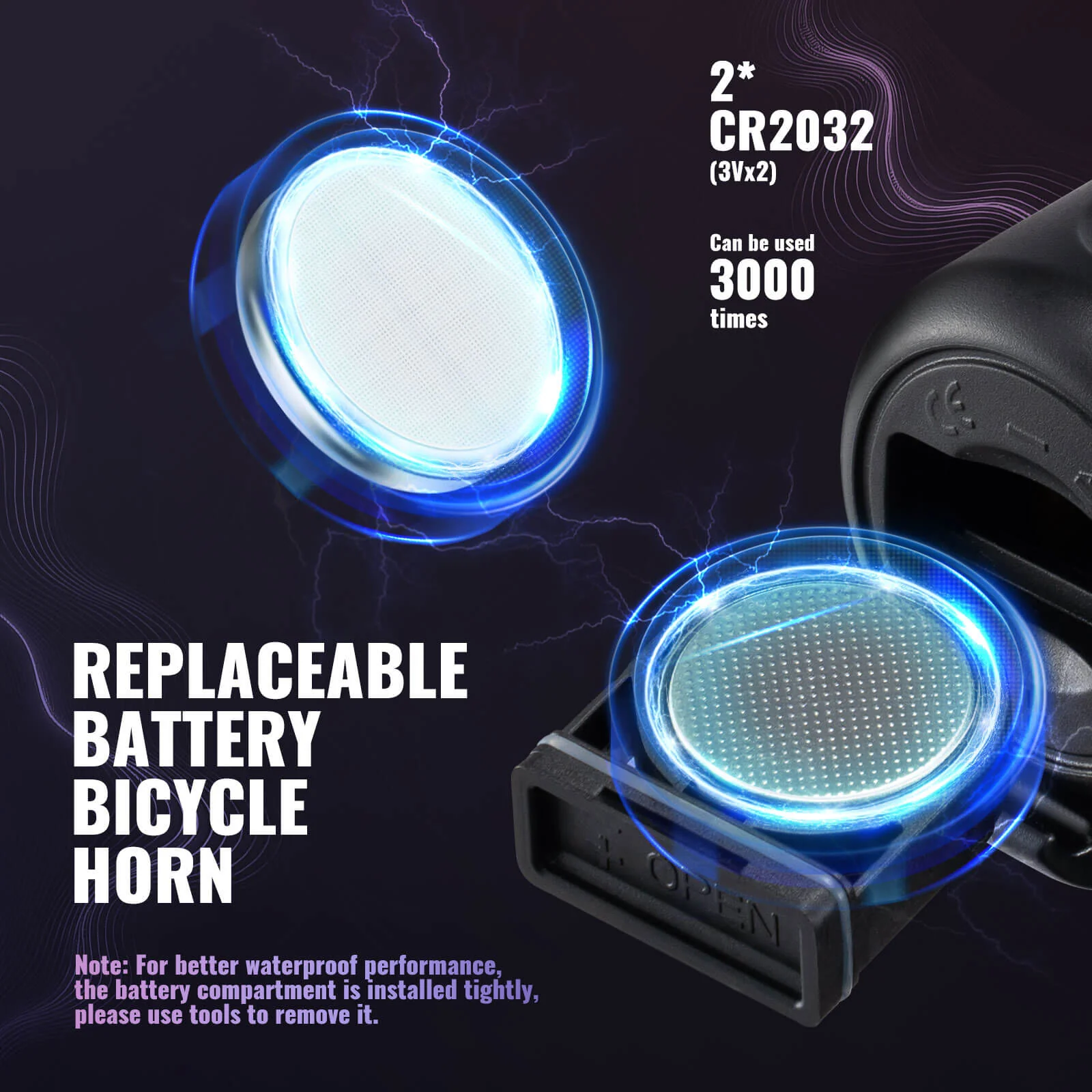 ROCKBROS Electric Bicycle Bells IPX4 Waterproof - Image 7