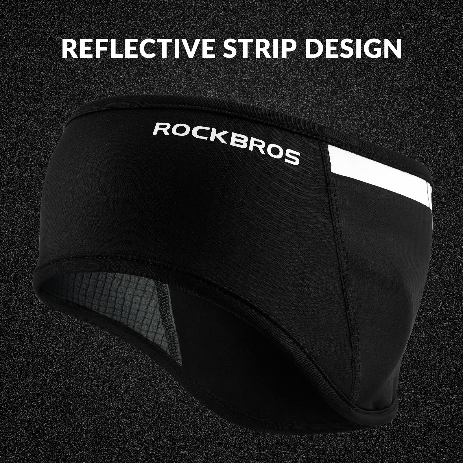 ROCKBROS Fleece Ear Warmers Headband Cycling Cap Protector Men Women - Image 3