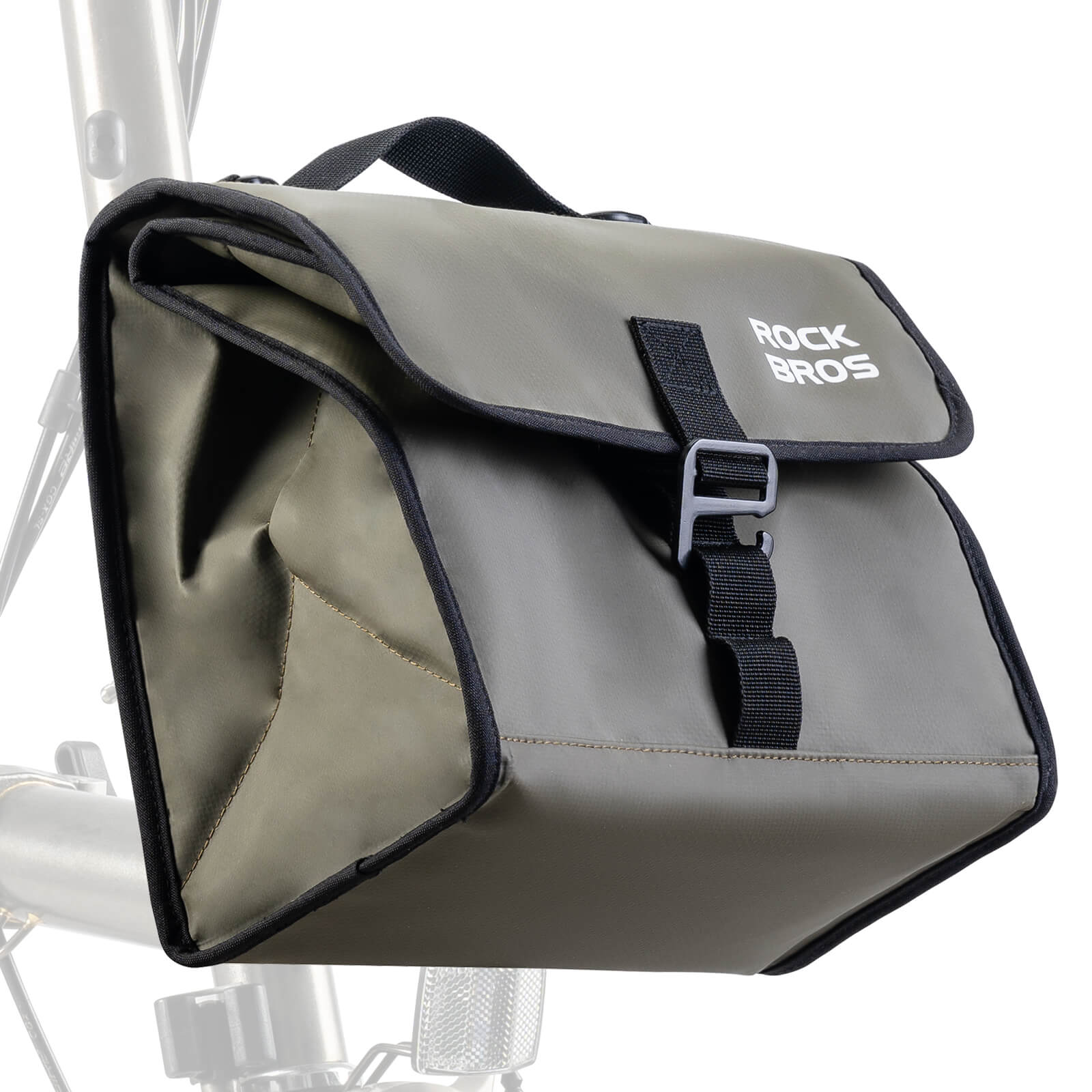 ROCKBROS Folding Bike Handlebar Bag Backpack 4-7L - Image 8