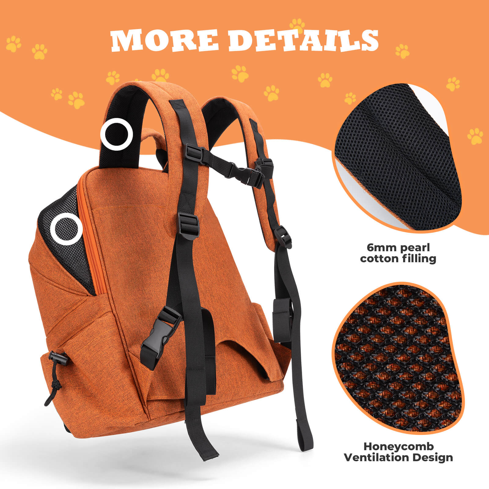 ROCKBROS Folding Bike Handlebar Bag Pet carrier - H47 - Image 6
