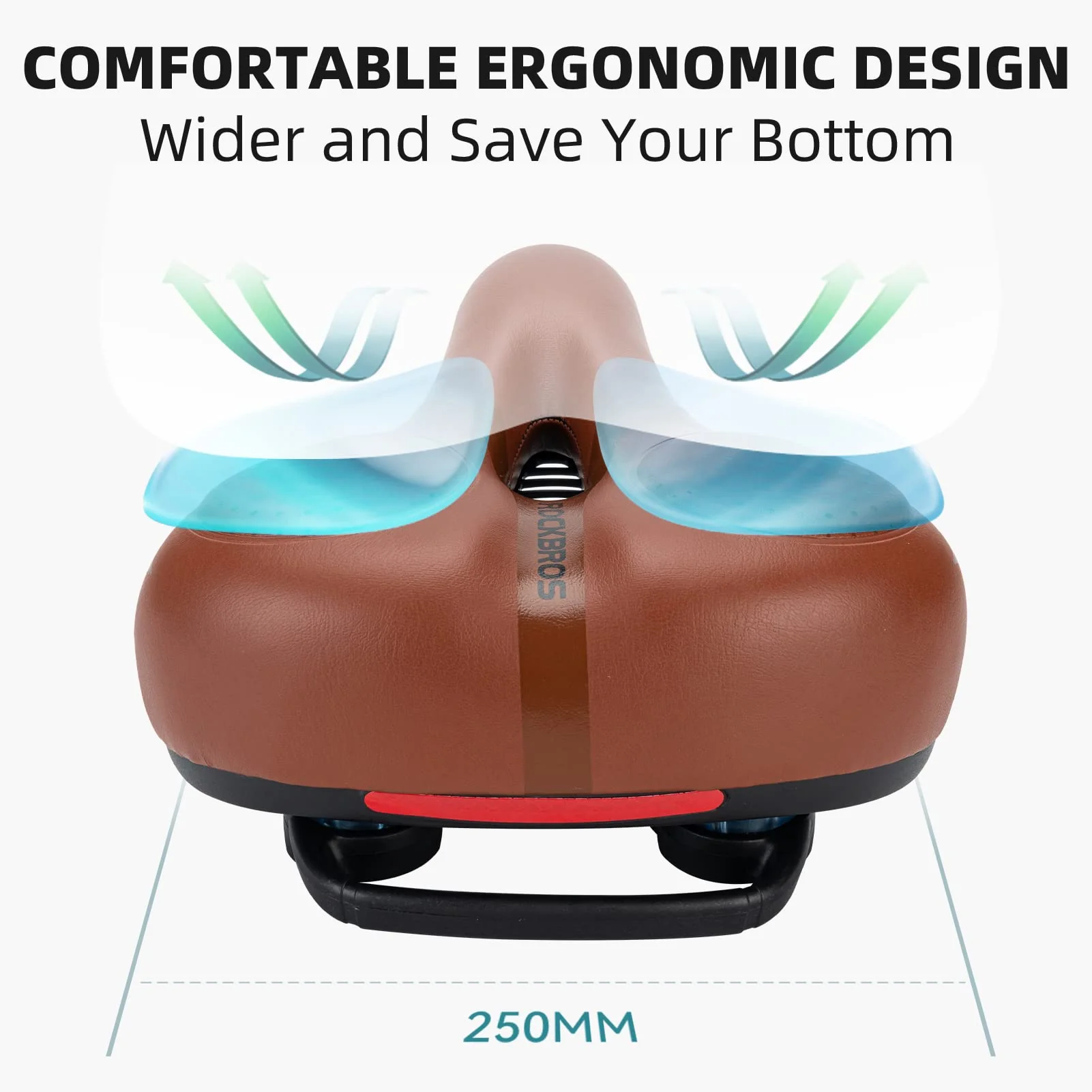 ROCKBROS Gel Bike Saddle Soft Ergonomic Saddle for MTB Bicycle - Image 11