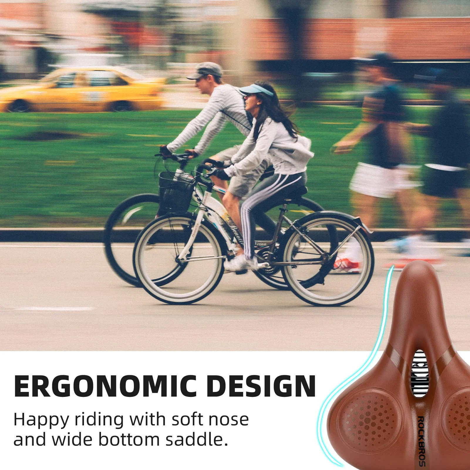 ROCKBROS Gel Bike Saddle Soft Ergonomic Saddle for MTB Bicycle - Image 13
