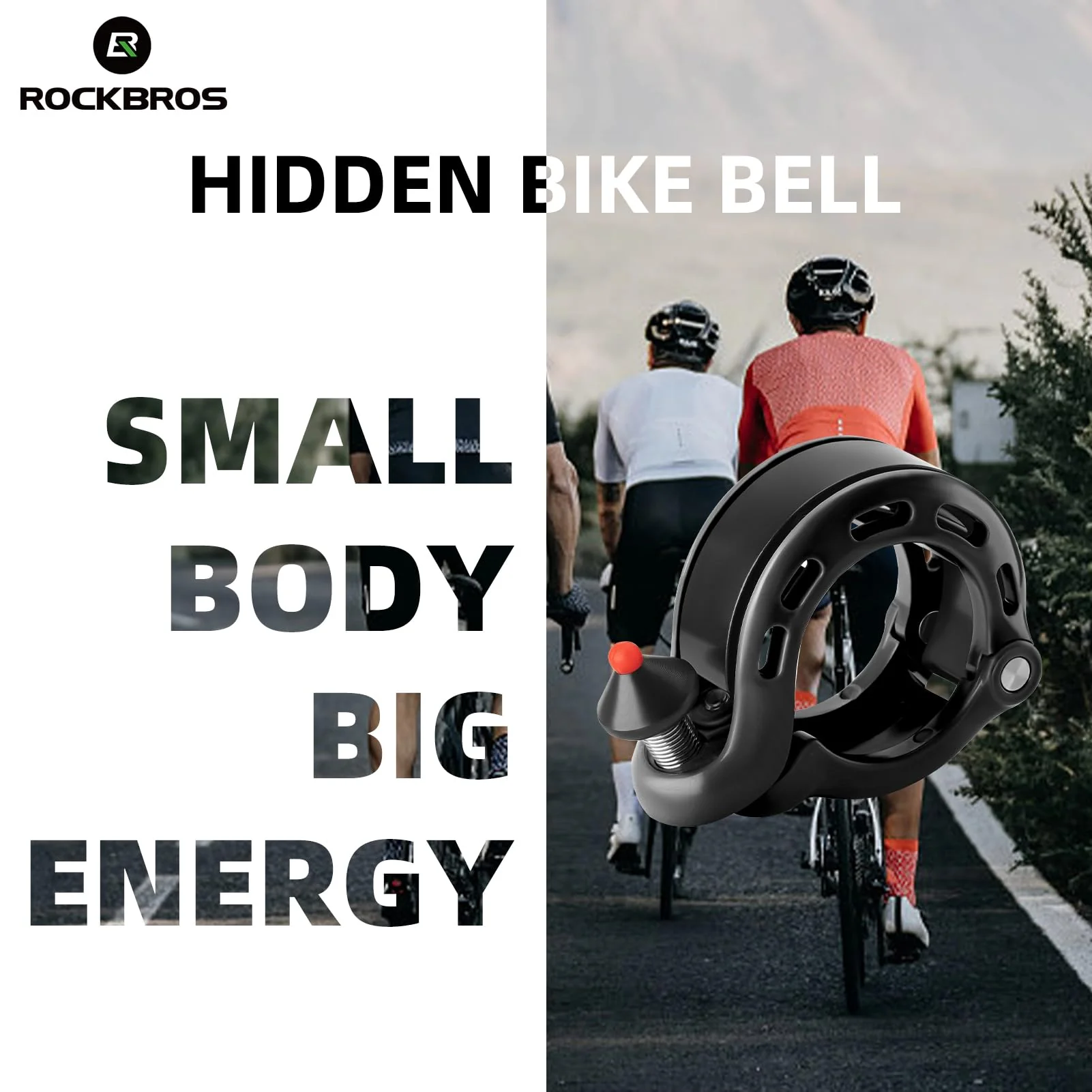 Hidden Bike Bell Clear Loud Sound 22.2/25.4/31.8mm Bars 100DB Bike Horn - Image 10