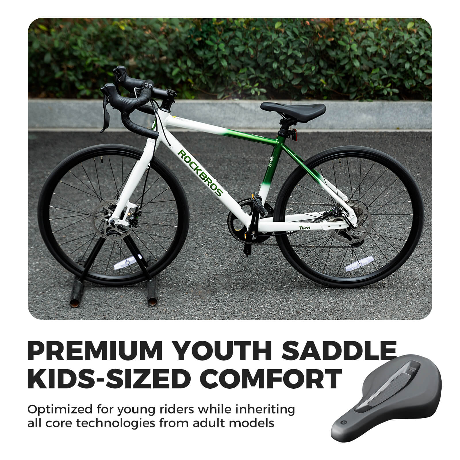 ROCKBROS Kids Bike Saddle Comfortable - Image 6