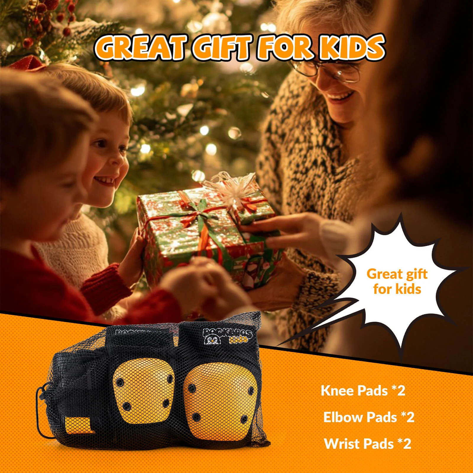 ROCKBROS Kids Cycling & Skate Pads Set - Image 7