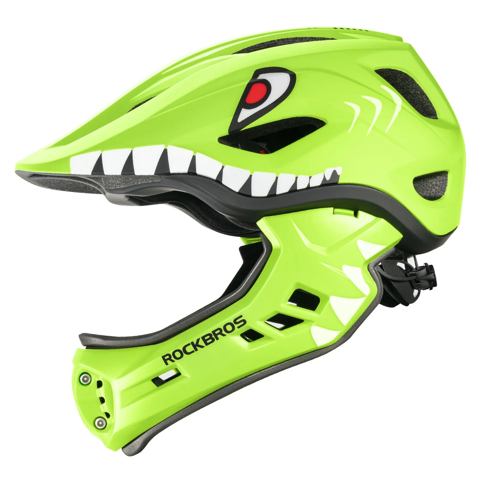 ROCKBROS Kids Helmet Full Face Protective Detachable 3-16 Youth Child - Image 21