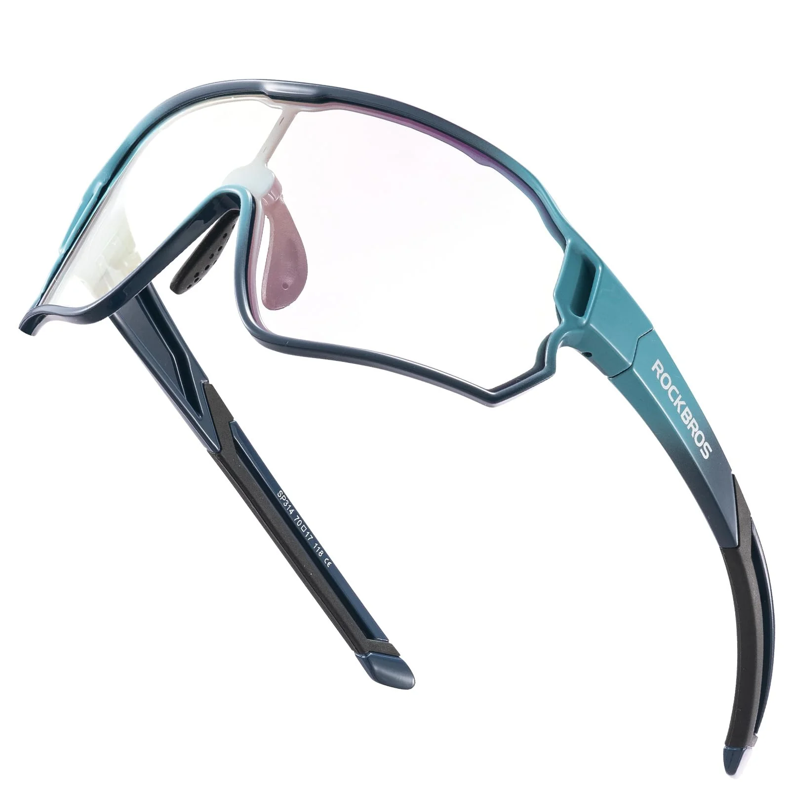 ROCKBROS Kids Photochromic Cycling Glasses UV400 Protection with TR90 Frame - Image 4