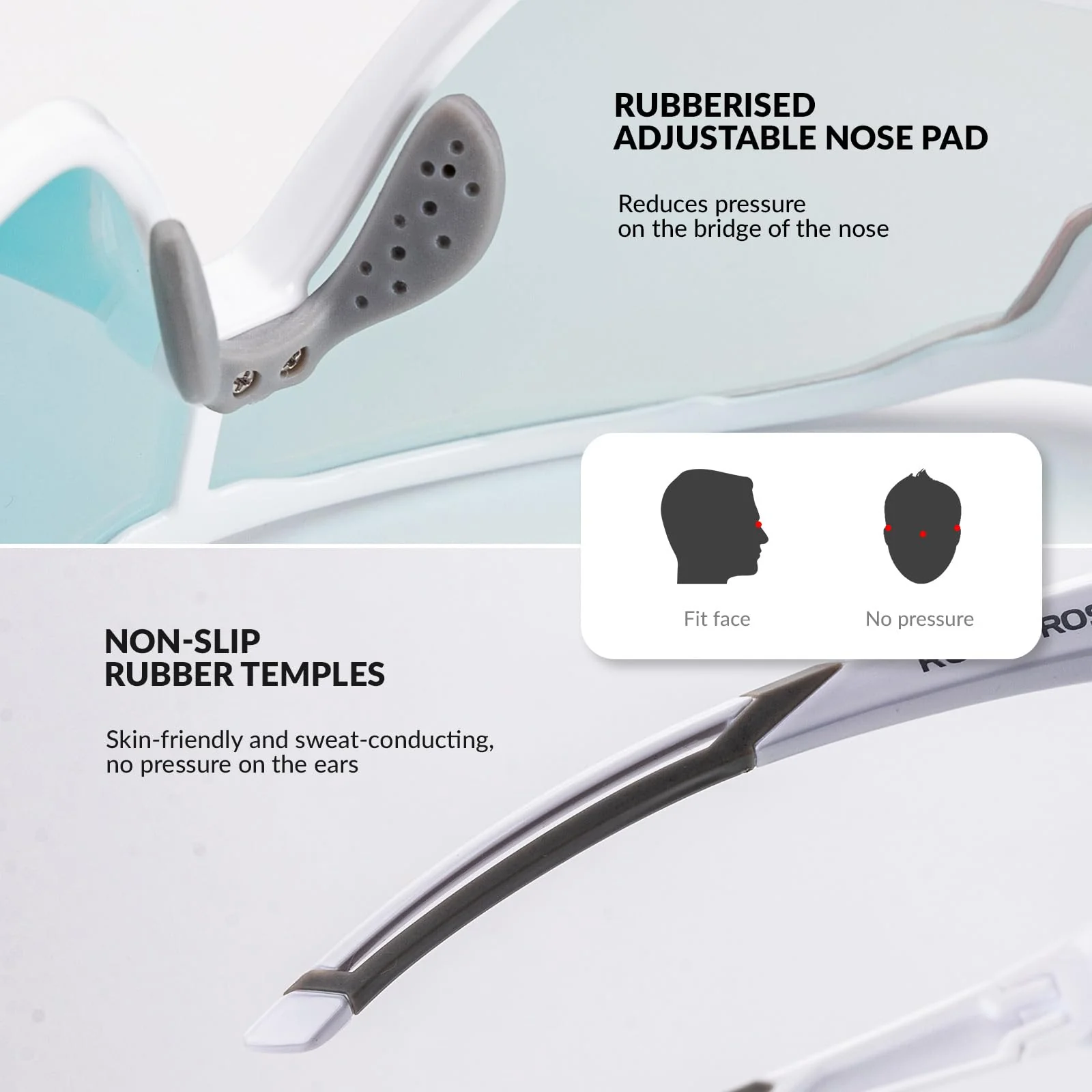 ROCKBROS Kids Photochromic Cycling Glasses UV400 Protection with TR90 Frame - Image 7