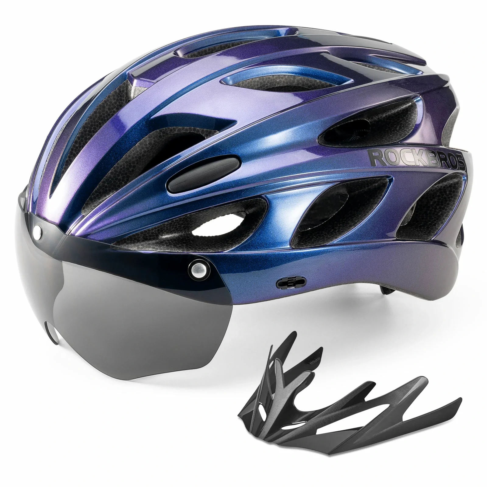 Adult Cycling Helmet with Magnetic Goggles   L/XL TT-16 - Image 7