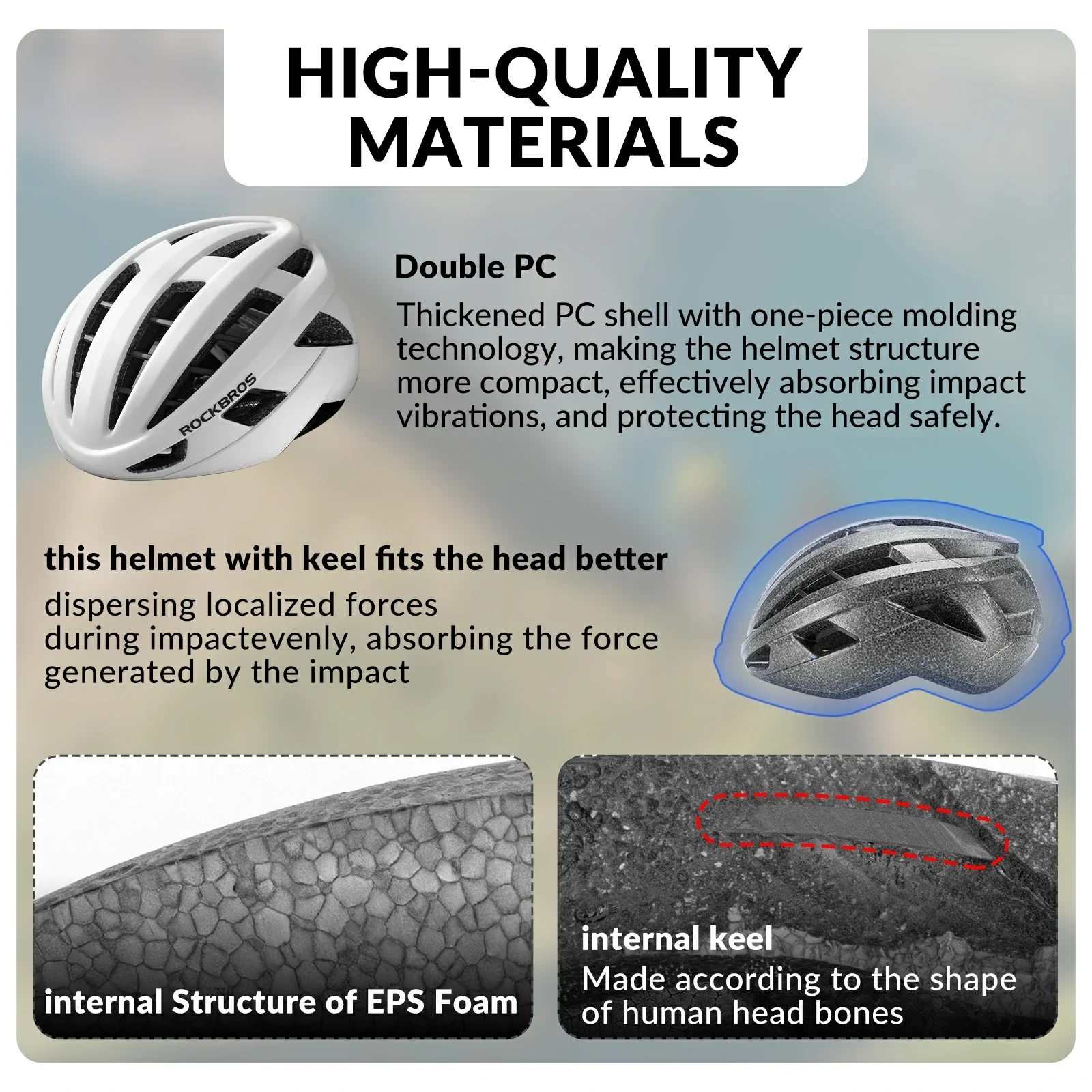 ROCKBROS Bike Helmet Integrated LK-11 - Image 11