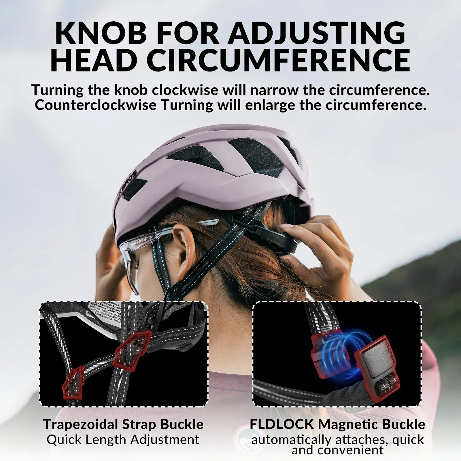 ROCKBROS Bike Helmet Integrated LK-11 - Image 16