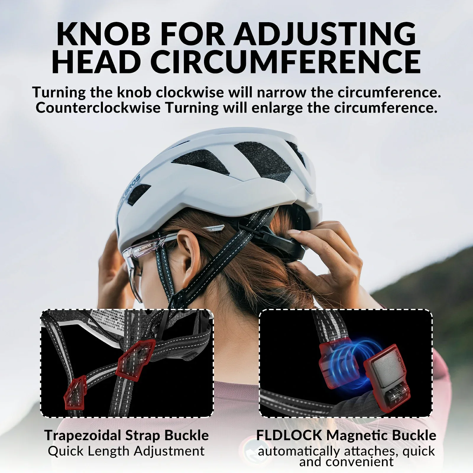 ROCKBROS Bike Helmet Integrated LK-11 - Image 8