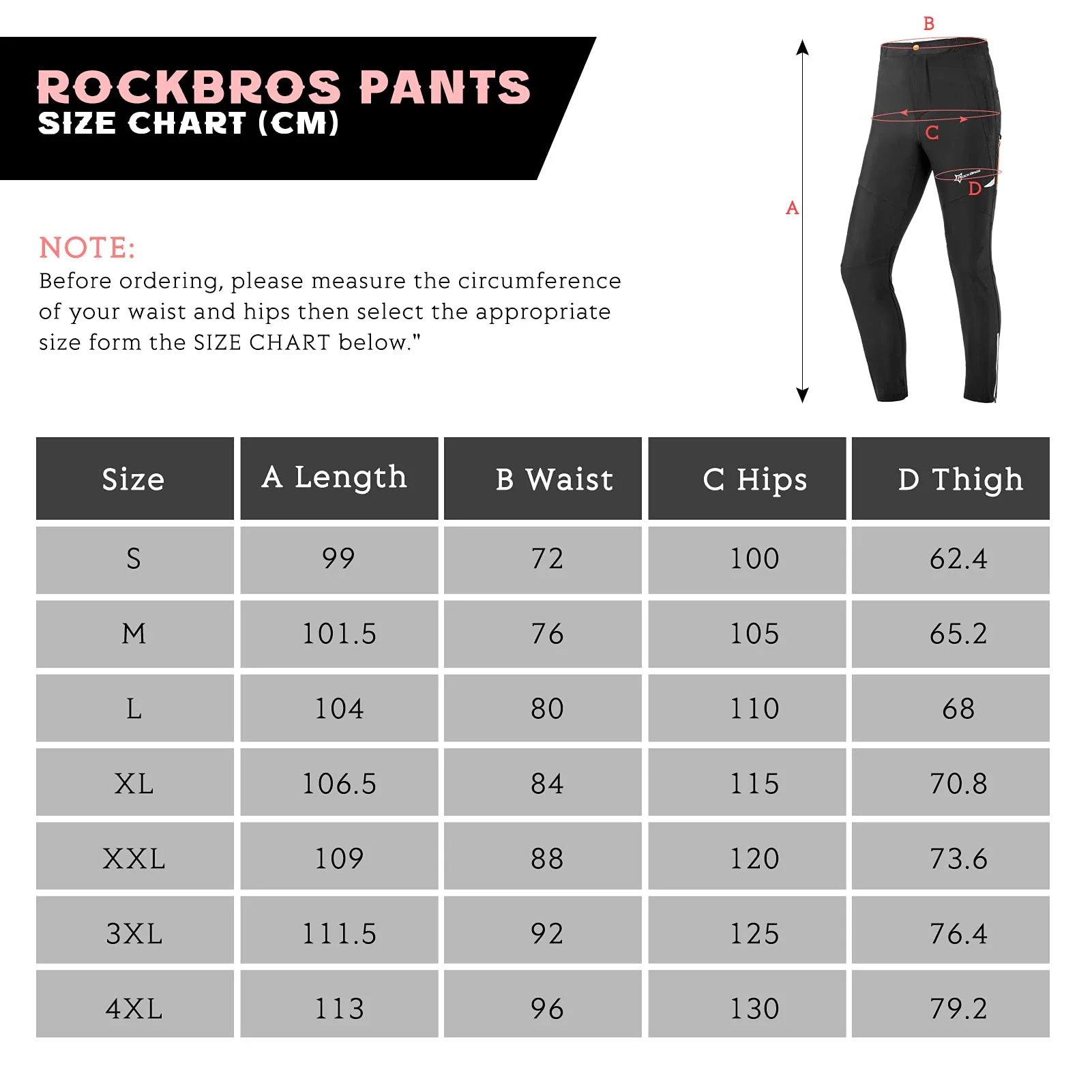 Men’s Cycling Trousers Breathable Sport Pants High Elastic - YPK010-1 - Image 4