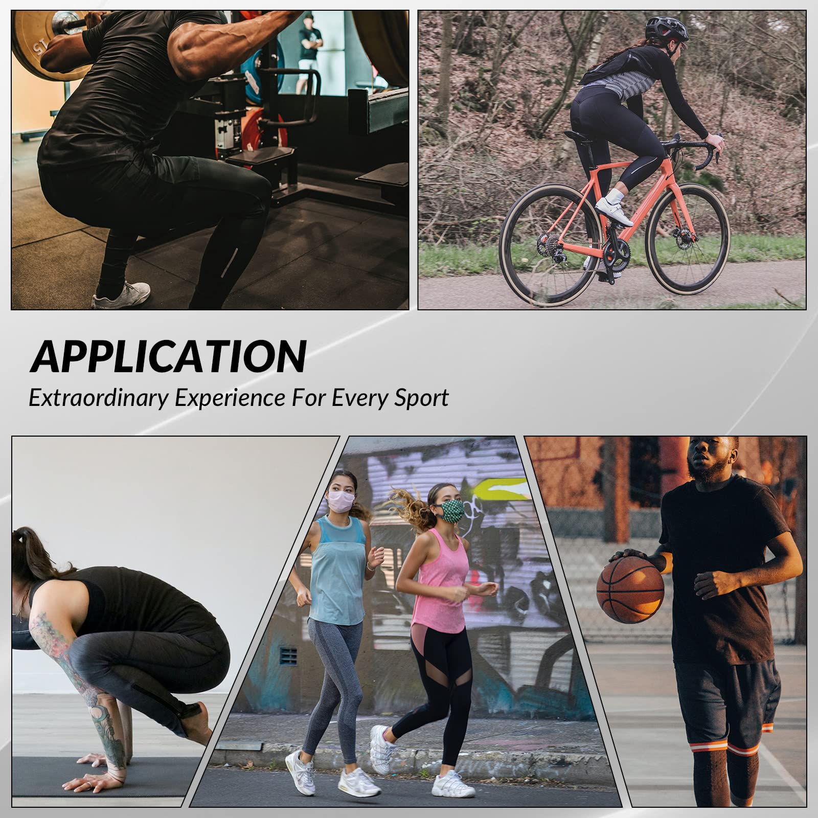 Men’s Lightweight Cycling Tights with Padding - RK2004 - Image 6