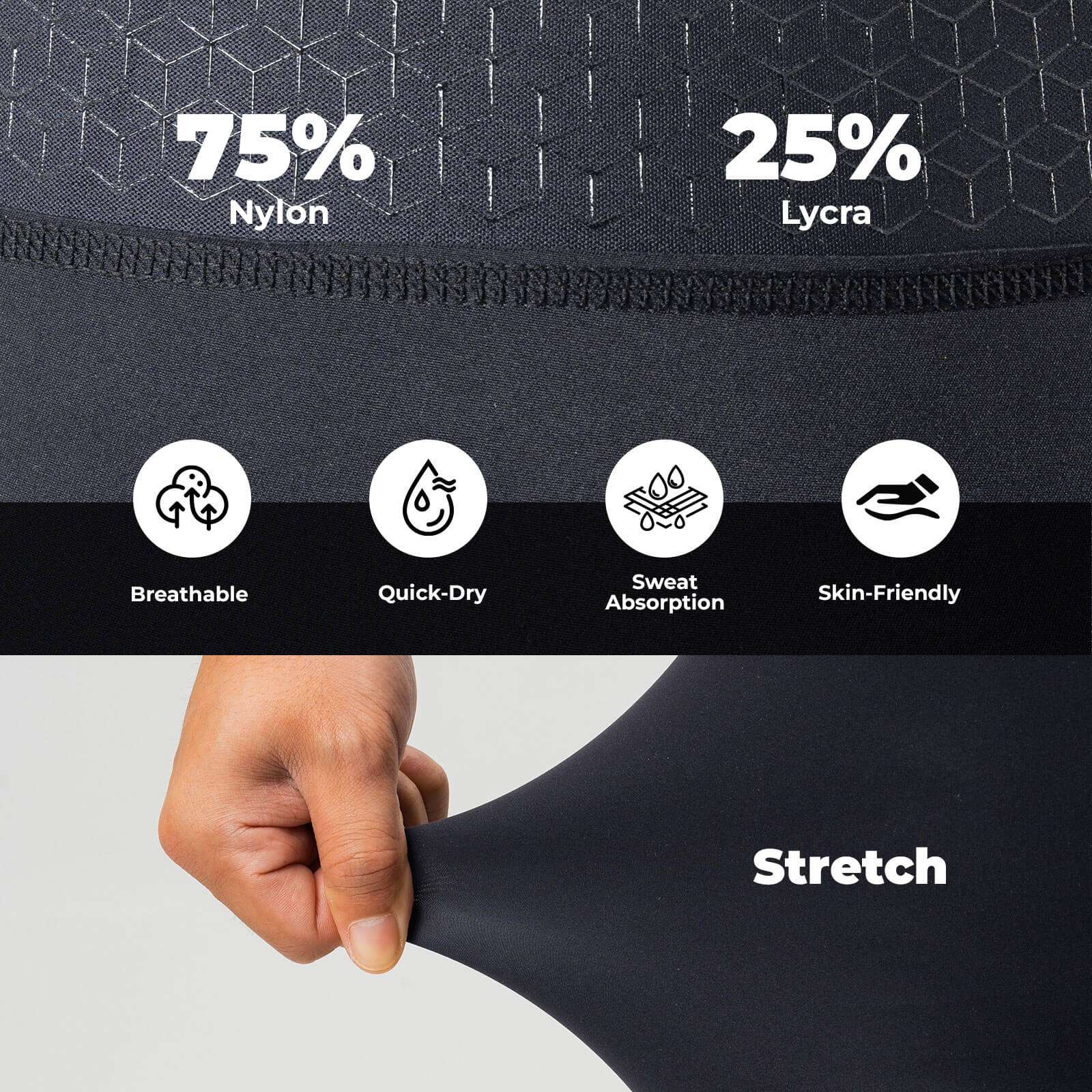 Men’s Padded Cycling Shorts - YDDK013 - Image 4