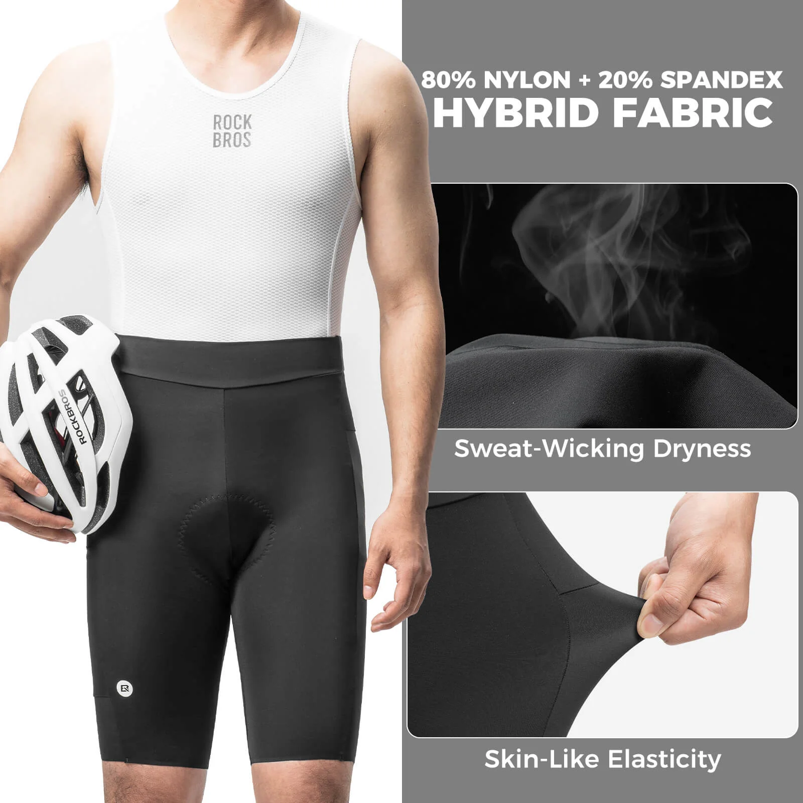 ROCKBROS Summer Men’s Cycling Shorts - Image 3