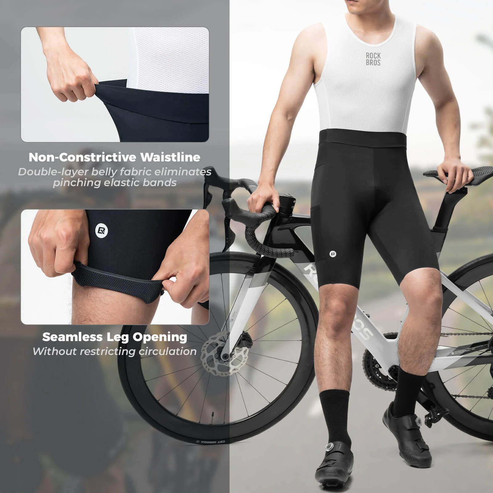 ROCKBROS Summer Men’s Cycling Shorts - Image 5
