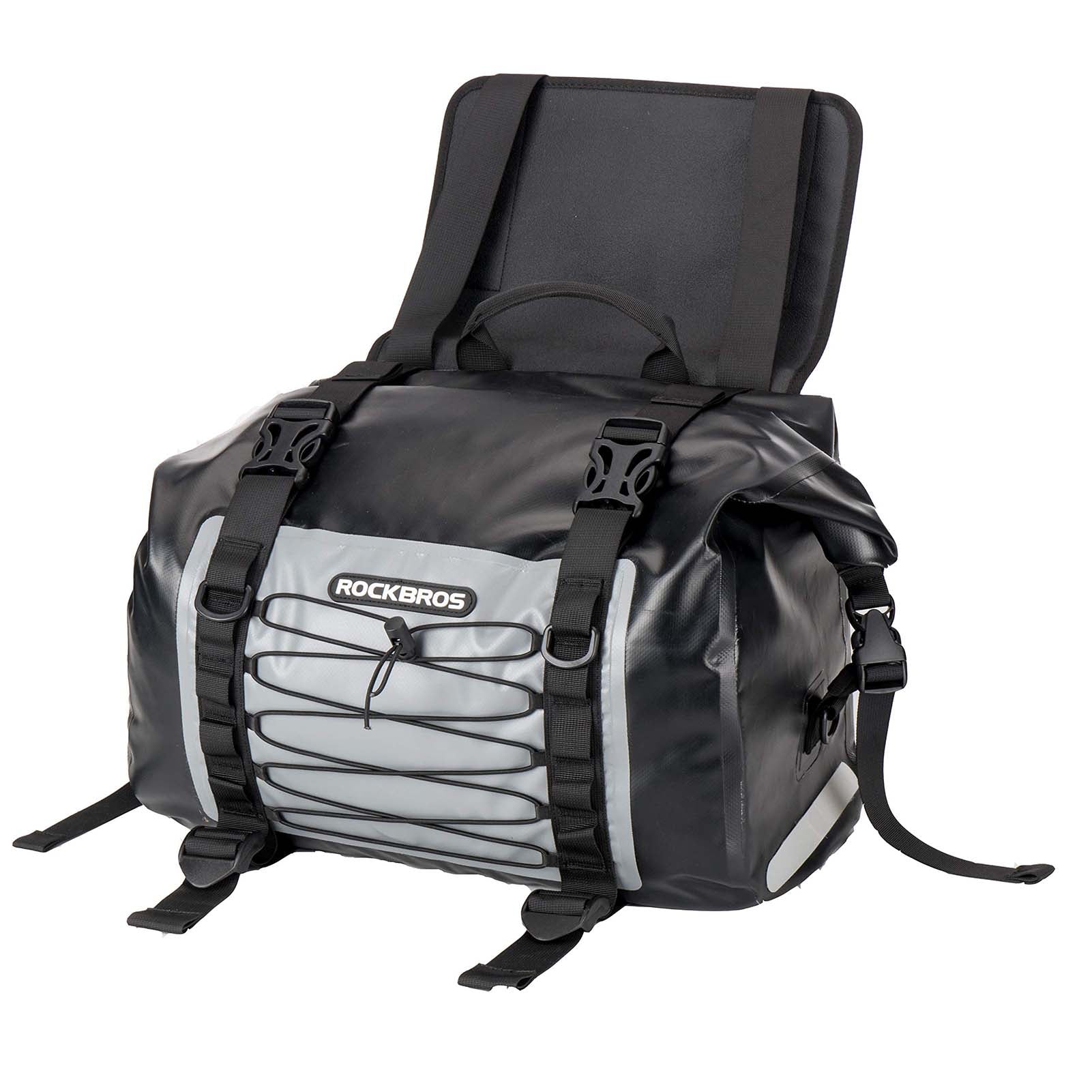 ROCKBROS Motorcycle Pannier Bag Waterproof Luggage Saddle Bag 2 Packs - Image 3