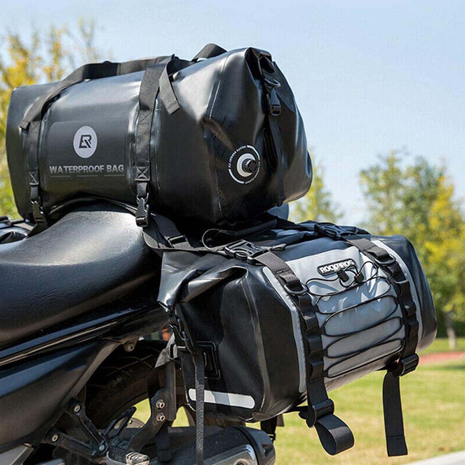 ROCKBROS Motorcycle Pannier Bag Waterproof Luggage Saddle Bag 2 Packs - Image 4